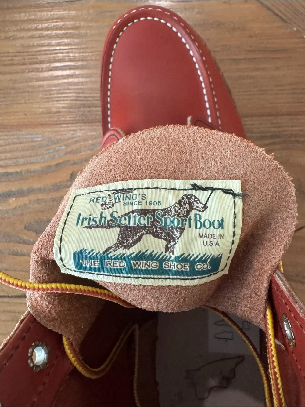 Red Wing 8875 Classic Moc Irish Setter Men’s 12D NEW Never Worn